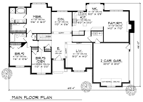 main floor house blueprint