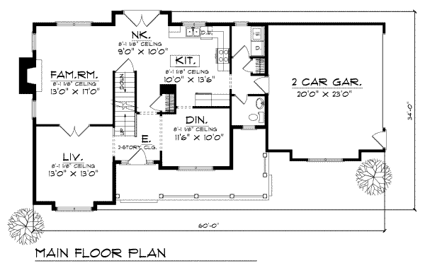 main floor house blueprint