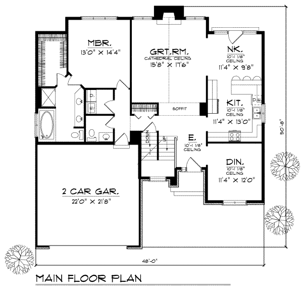 main floor house blueprint
