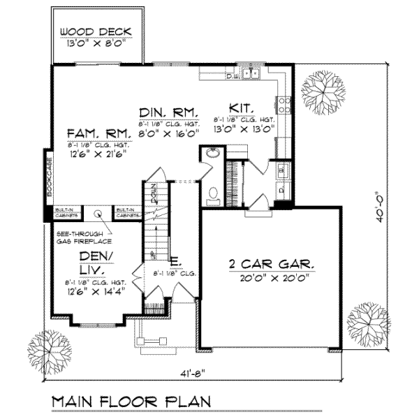 main floor house blueprint