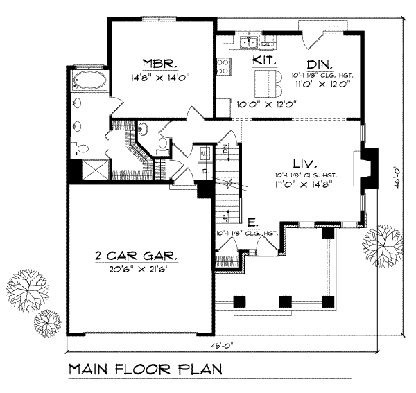 main floor house blueprint