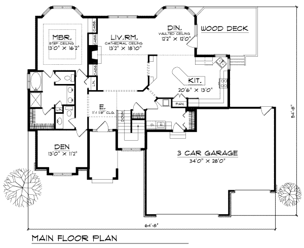 main floor house blueprint