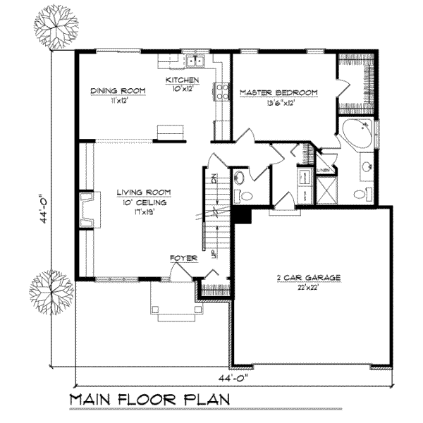 main floor house blueprint