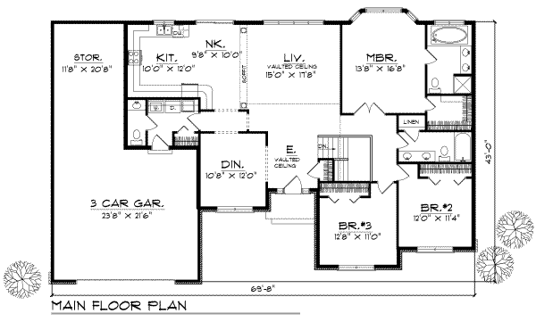 main floor house blueprint