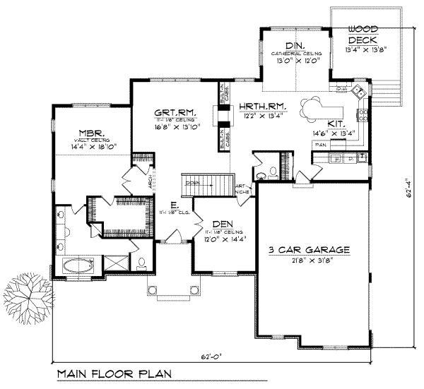 main floor house blueprint