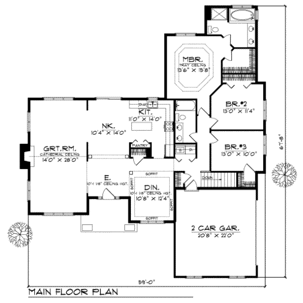 main floor house blueprint