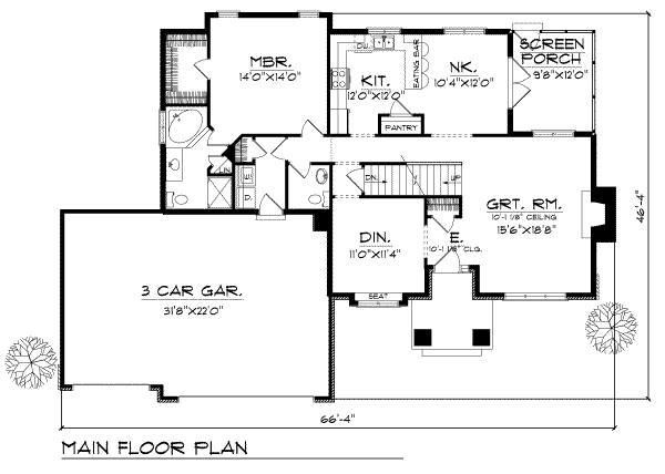main floor house blueprint