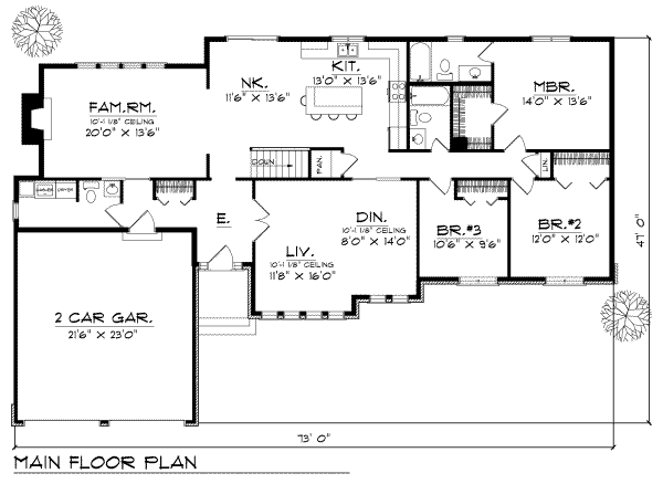 main floor house blueprint