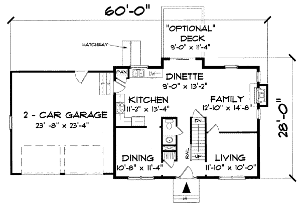 main floor house blueprint