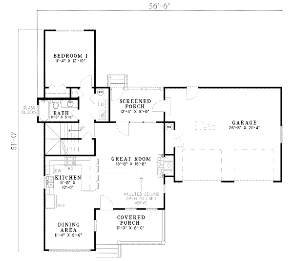 main floor house blueprint