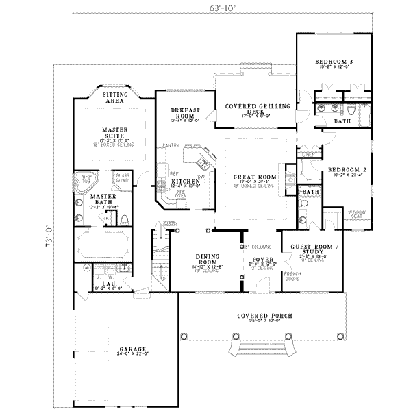 main floor house blueprint