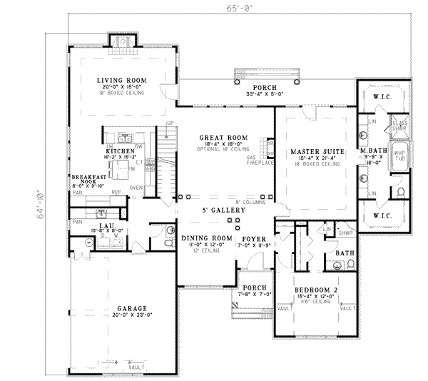 main floor house blueprint