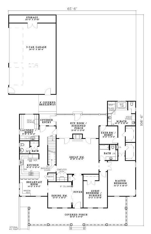 main floor house blueprint