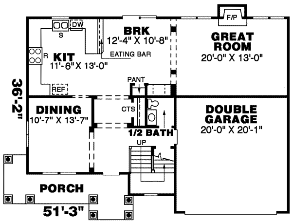 main floor house blueprint