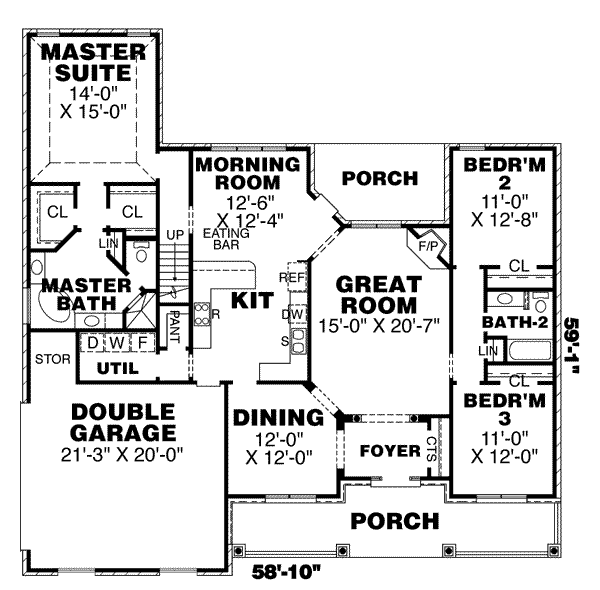 main floor house blueprint
