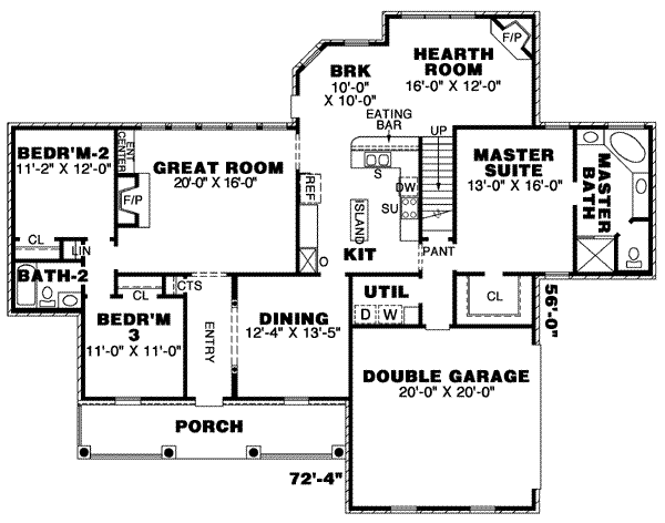 main floor house blueprint