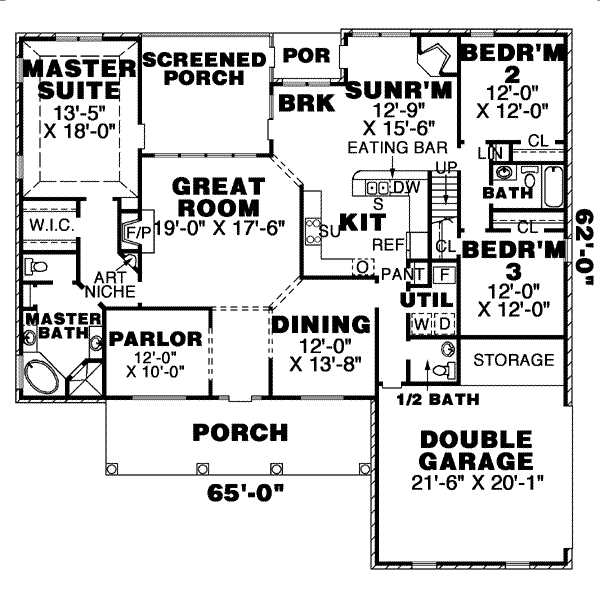 main floor house blueprint
