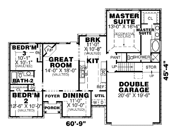 main floor house blueprint