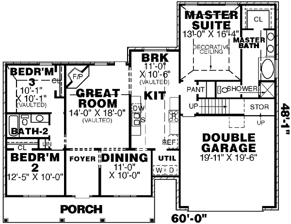 main floor house blueprint