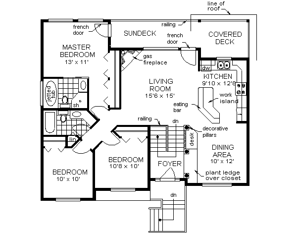 main floor house blueprint