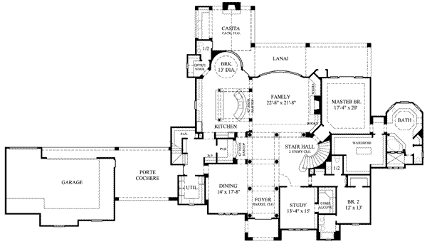 main floor house blueprint