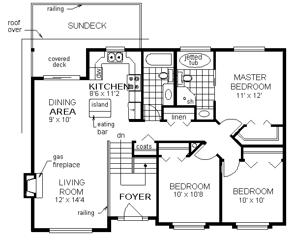 main floor house blueprint
