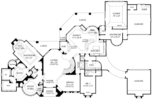 main floor house blueprint
