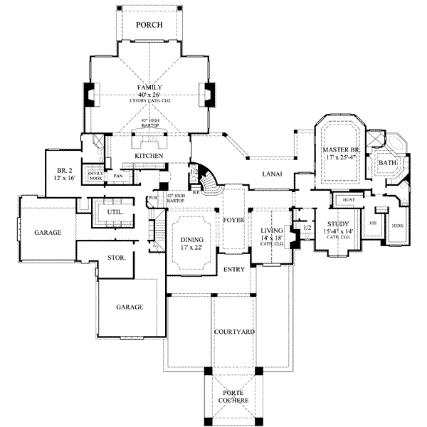 main floor house blueprint