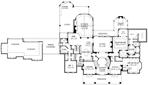 main floor house blueprint