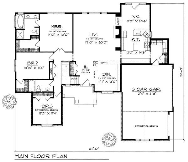 main floor house blueprint