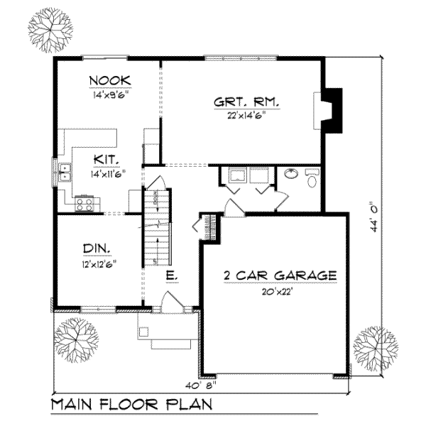 main floor house blueprint