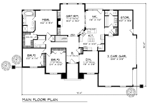 main floor house blueprint