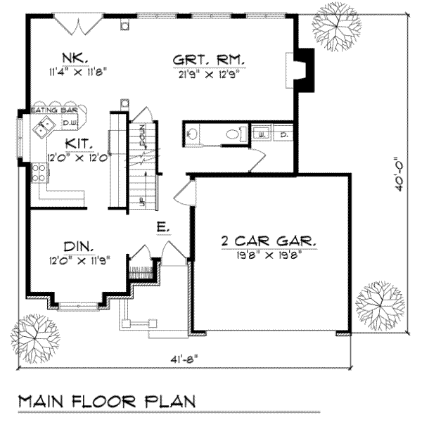 main floor house blueprint