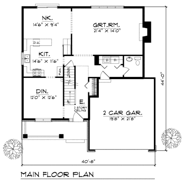 main floor house blueprint