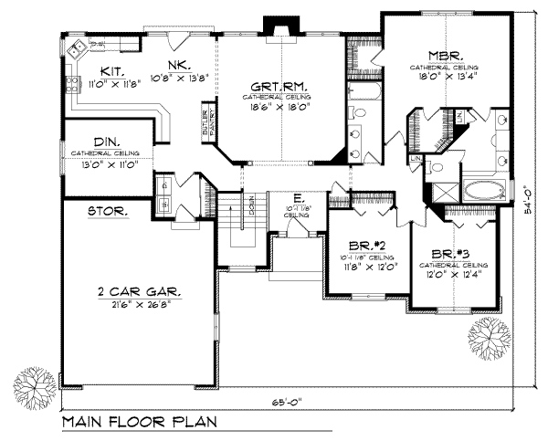 main floor house blueprint