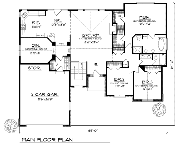 main floor house blueprint