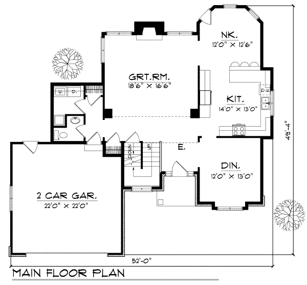 main floor house blueprint