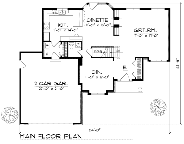 main floor house blueprint