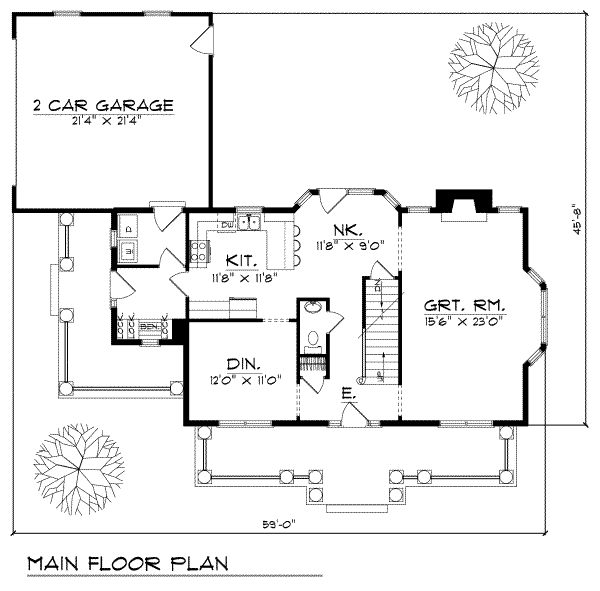 main floor house blueprint