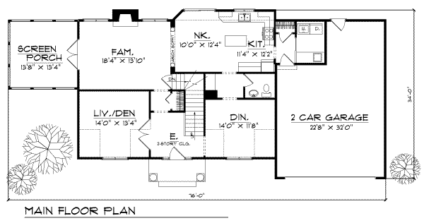 main floor house blueprint
