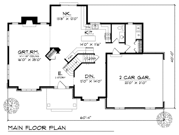 main floor house blueprint