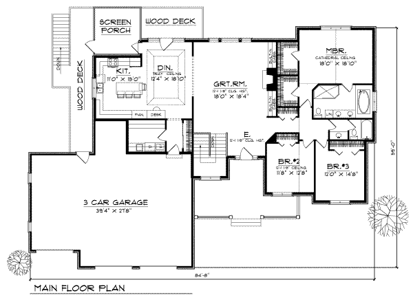main floor house blueprint