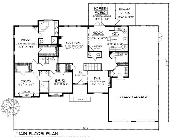 main floor house blueprint