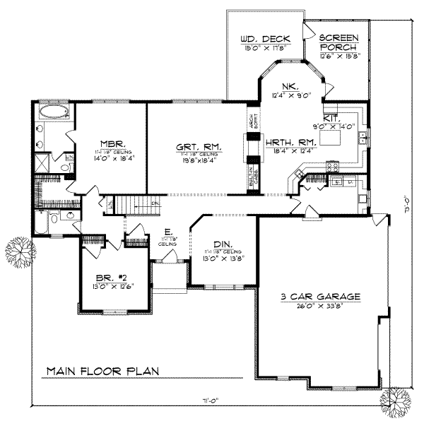 main floor house blueprint
