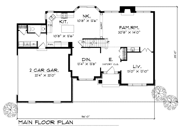 main floor house blueprint