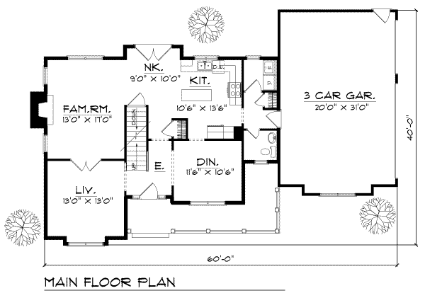 main floor house blueprint