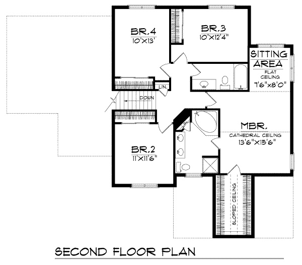 upper floor house blueprint