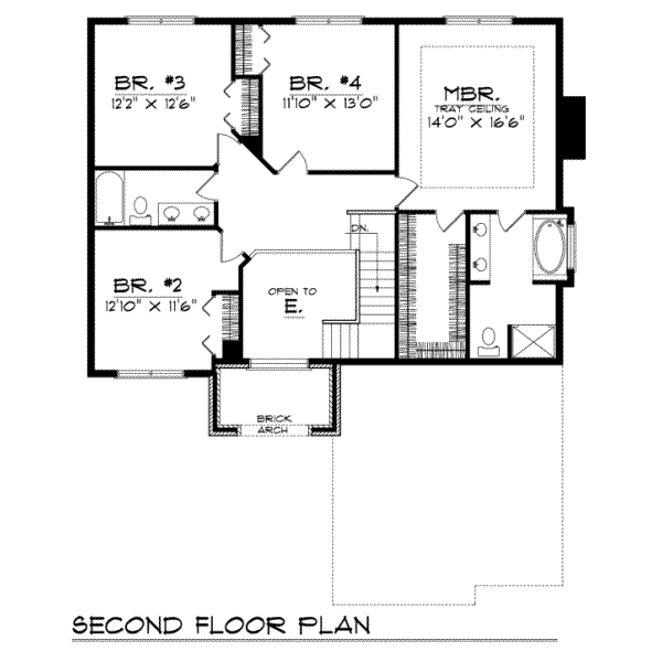 upper floor house blueprint