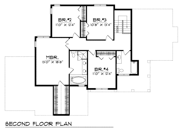 upper floor house blueprint