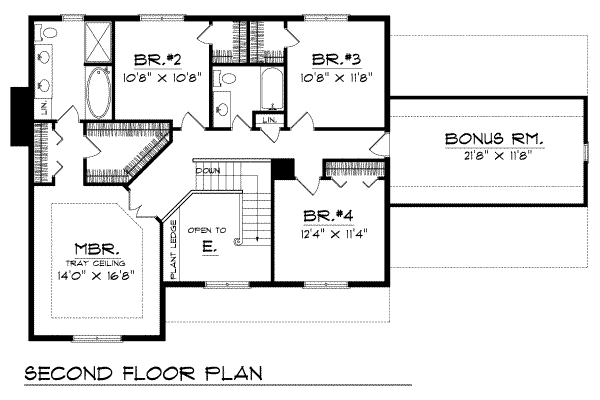 upper floor house blueprint